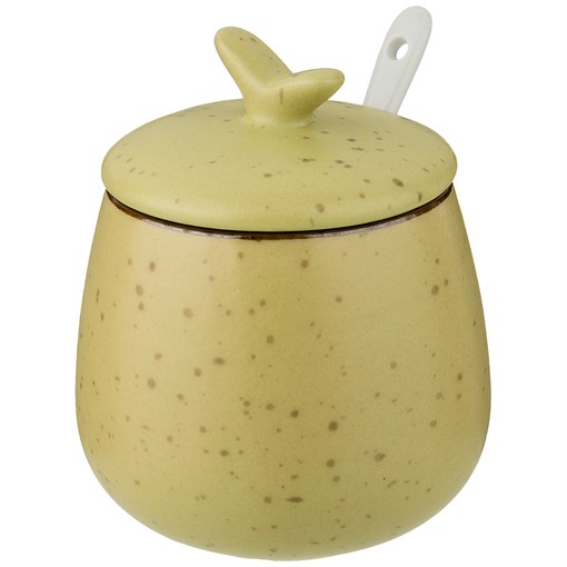 Сахарница с ложкой коллекция "Cosmos" 350 мл , 8,8*11  см - фото 286805