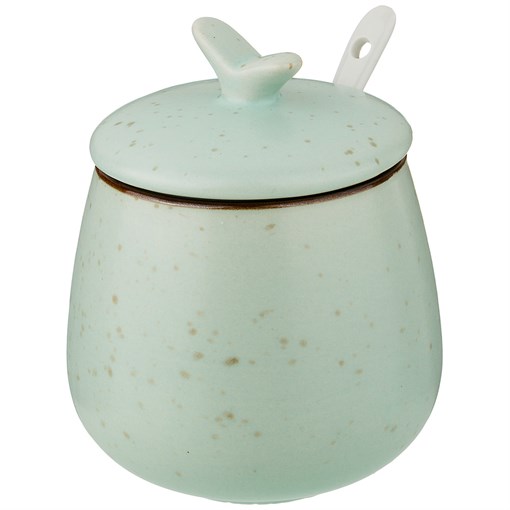 Сахарница с ложкой коллекция "Cosmos" 350 мл , 8,8*11  см - фото 286808