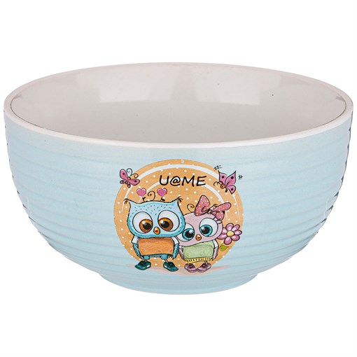 Салатник  коллекция "Милые совята" 700 мл 14,5*7,5 см - фото 287082