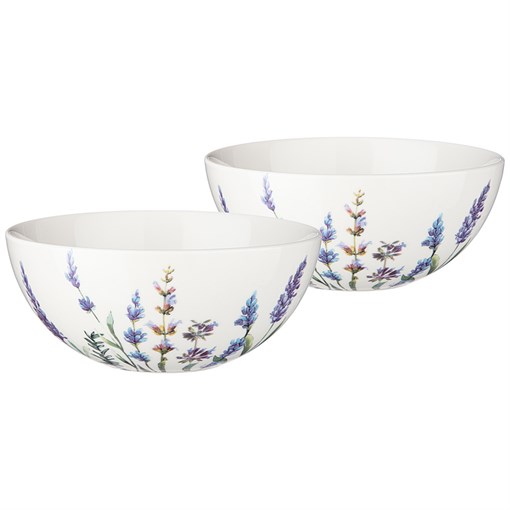 Набор салатников bronco "Лаванда" 2  шт 15*6,5 см - фото 287590