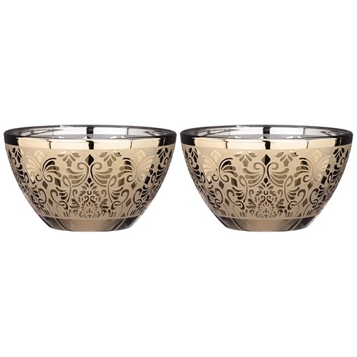 Набор 2 салатников малых h 60 d 110 "Золотой либерти" - фото 287849