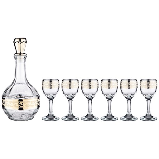 Набор 7 предметов "Полоса версаль"   500 мл +65 мл - фото 287888