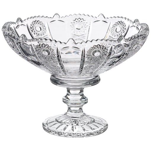 Конфетница на ножке "Muza crystal" D=19,5 см H= 15 см - фото 288170