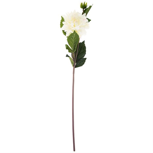 Цветок искусственный "Георгин" цвет белый, 65 см - фото 288368