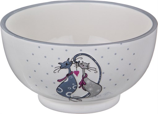 Салатник "Cats love" 14,5*14,5*7,3 см - фото 288773