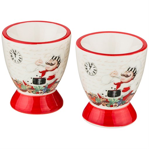 Набор подставок под яйцо из 2  шт коллекция "Bellissimo" 5,6*5,6*6,6 см - фото 288973