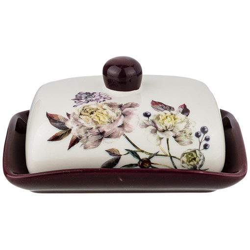 Масленка "Пурпур" 17*12,5 см H=8,5 см - фото 291489