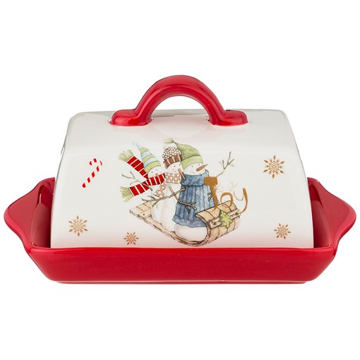 Масленка "Зимняя забава" 20*12,5*10,5 см - фото 291598