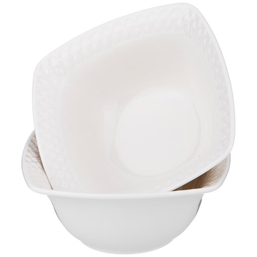 Набор из 2 салатников "Диаманд" квадрат 11 см - фото 292356