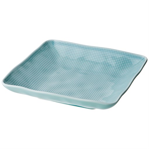 Салатник квадратный "Concept" 20,5 см голубой   мал.уп. 4 шт - фото 292898