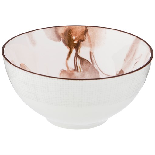 Салатник "Aquarelle" 12 см коричневый - фото 292987