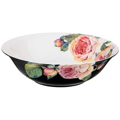 Салатник "Винтаж" 23 см черный - фото 293577