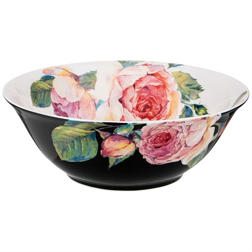 Салатник - тарелка суповая "Винтаж" 18 см черный - фото 293585