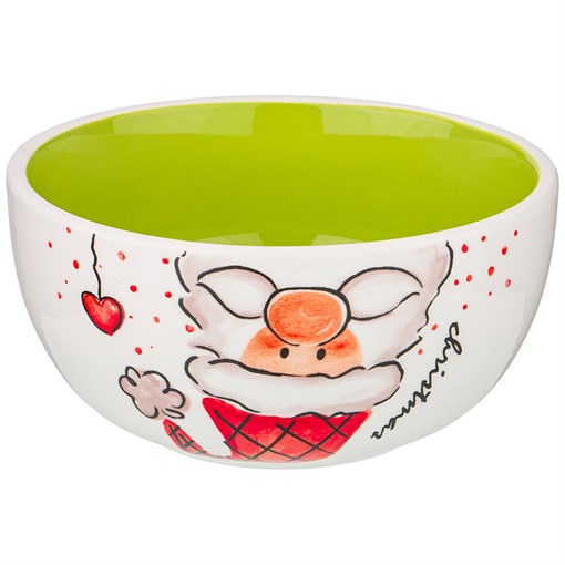 Салатник "Веселого нового года" 14*14*7 см - фото 295153