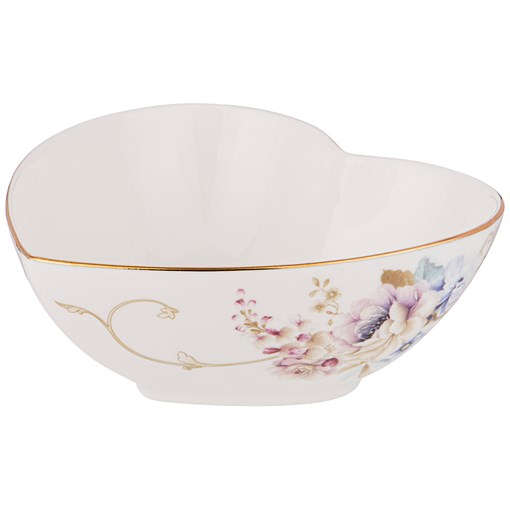 Салатник - сердце lefard "Завтрак у короля" 11,5*4 см - фото 296490