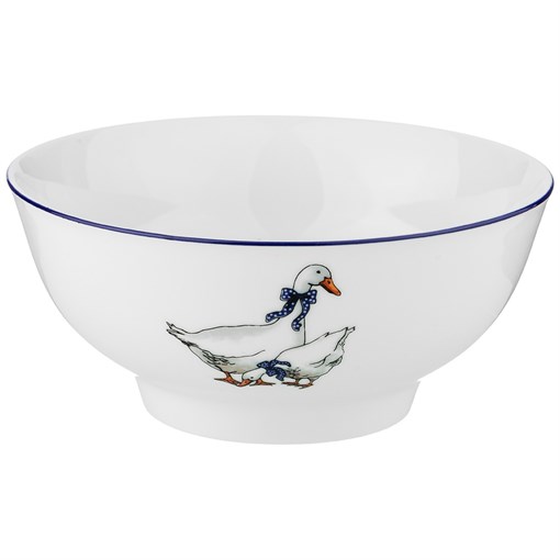Салатник глубокий "Гуси" D=16 см H=7 см без упаковки - фото 296929