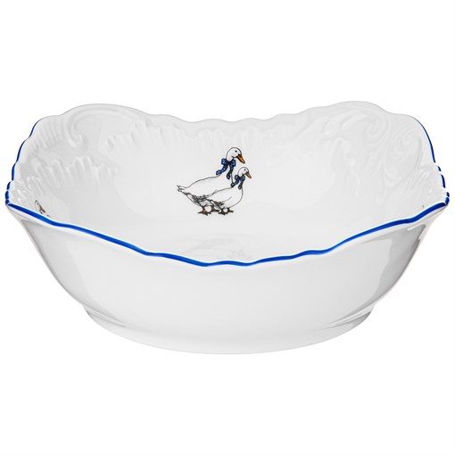 Салатник рококо "Гуси" 17 см мал.уп. 6шт без упак - фото 297409