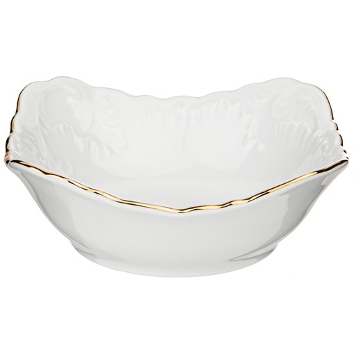 Салатник рококо "Золотая линия" 14 см мал.уп. 6шт без упак - фото 297447