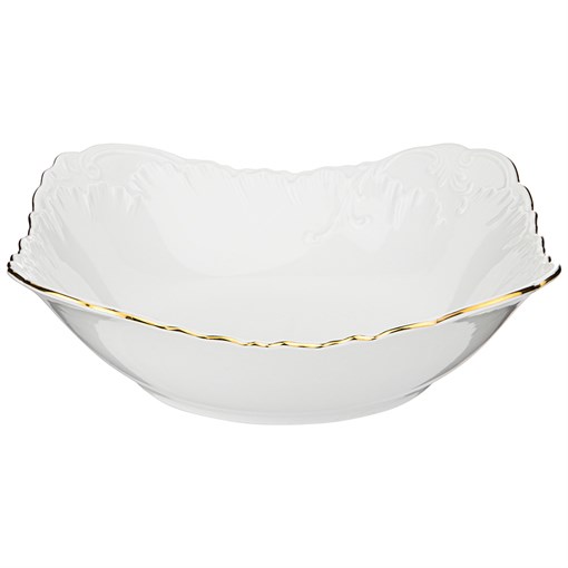 Салатник рококо "Золотая линия" 24 см мал.уп. 6шт без упак - фото 297451