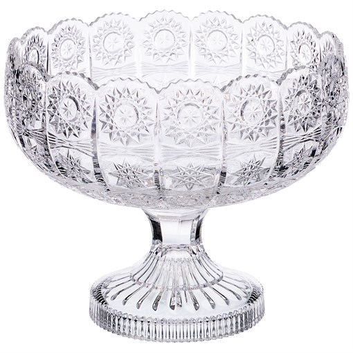 Конфетница на ножке "Muza crystal" 23*23*19,5 см - фото 297752