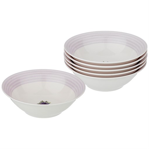 Набор салатников "Лавандовая весна" из 6  шт D=14 см - фото 301361