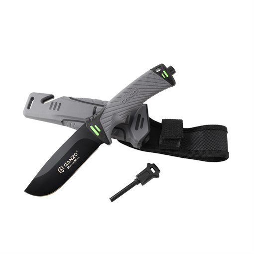Нож Ganzo G8012 серый - фото 309437