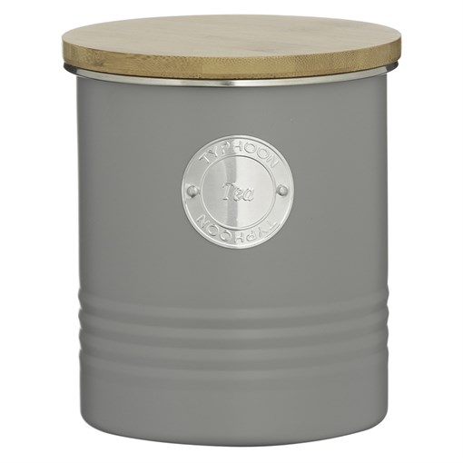 Емкость для хранения чая living серая 1 л - фото 313493