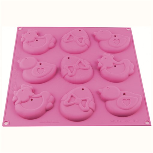 Форма для приготовления печенья my easter cookies силиконовая - фото 326541