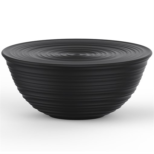 Миска с крышкой tierra, ?30 см, черная - фото 328665