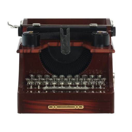 Изделие декоративное "Печатная машинка" (музык.), L17 W15 H11 см - фото 330155