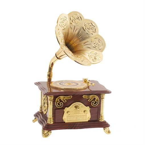 Изделие декоративное "Граммофон" (музык.), L15,5 W15,5 H28,5 см - фото 330167