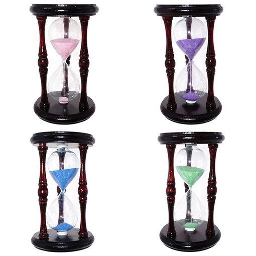 Часы песочные (1 мин. 20 сек.), L10 W10 H17 см, 4в. - фото 330528