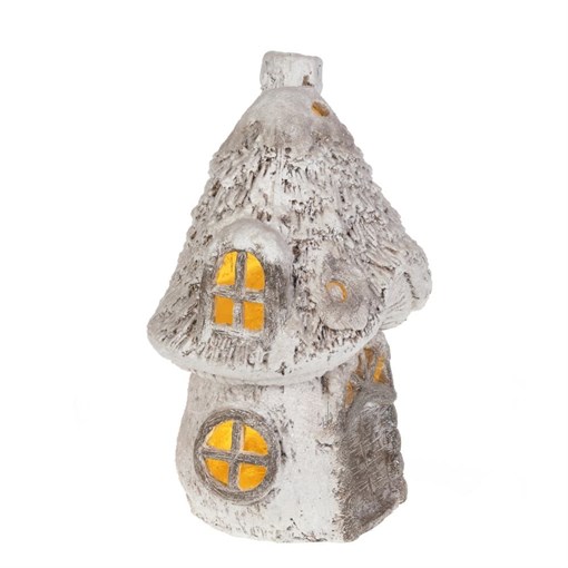 Фигурка декоративная "Домик" с подсветкой, L27,5 W25,5 H42,5 см, (3хAAA не прилаг.) - фото 330897