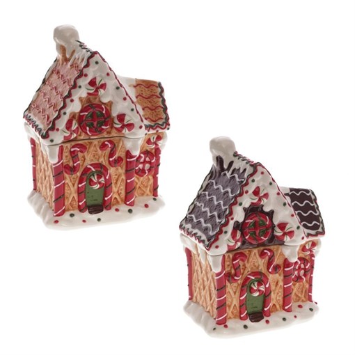 Конфетница "Сказочный дом", 650 мл, L14 W11 H21 см, 2в. - фото 330910