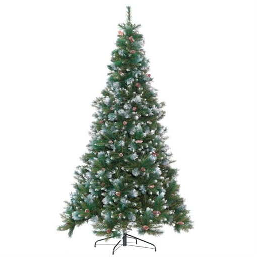 Елка искусственная "Серебристая", L147 W147 H244 см, 1683 ветки - фото 331065