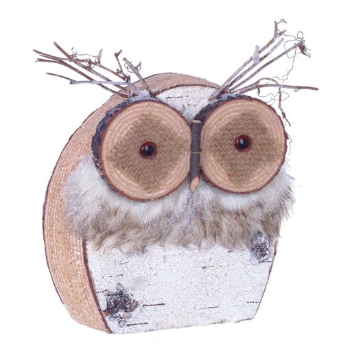 Фигурка декоративная "Сова", L17 W7 H26 см - фото 331165