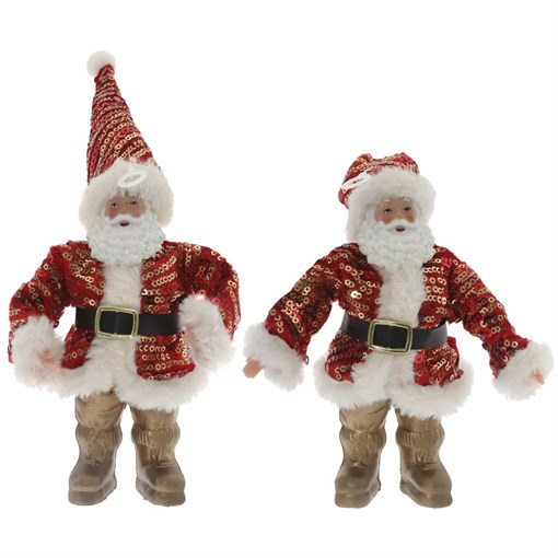 Дед Мороз, L12 W4 H24 см (без колпака Н17 см), 2в. - фото 335181