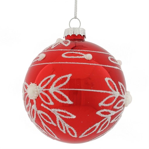 Украшение новогоднее "Шар", D8 см - фото 335559
