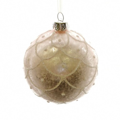 Украшение новогоднее "Шар", D8 см - фото 335565