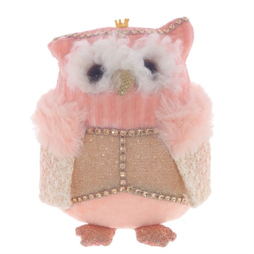 Изделие декоративное "Сова" L12 W10 H15 см - фото 335627