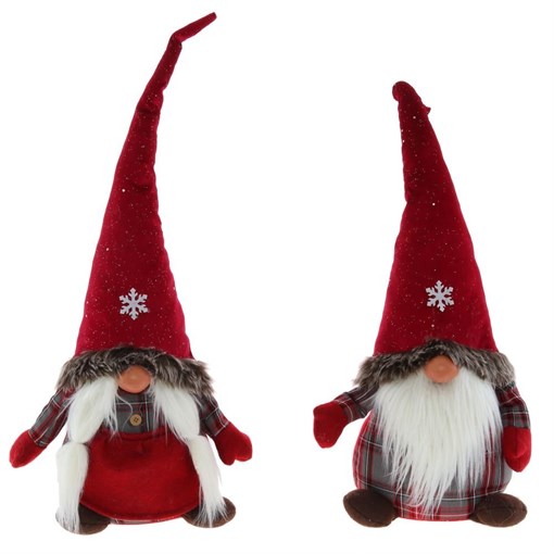 Игрушка набивная "Гном", L28 W16 H80 см/L28 W16 H75 см, 2в - фото 335669