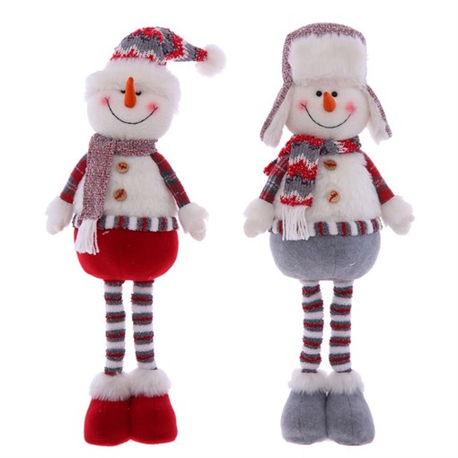 Игрушка набивная "Снеговик", L23 W13 H70 см, 2в. - фото 335713