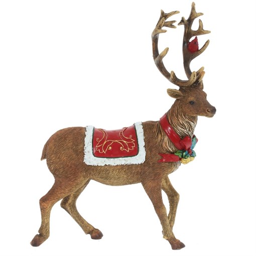 Фигурка декоративная "Олень", L21 W9 H31 см - фото 335921