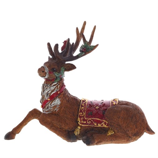 Фигурка декоративная "Олень", L24 W9 H20 см - фото 335922