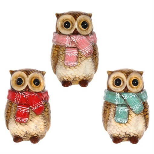 Копилка "Сова", L11 W10 H16 см, 3в. - фото 335954