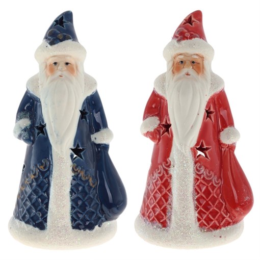 Подсвечник "Дед Мороз", L9 W8 H16 см, 2в. - фото 335979