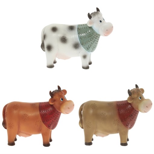 Копилка " Корова", L16 W5 H14 см, 3в. - фото 336873