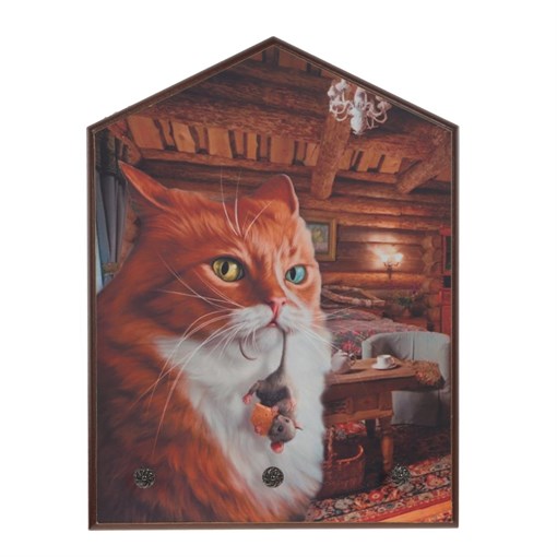 Ключница, L21 W3 H28 см - фото 342943