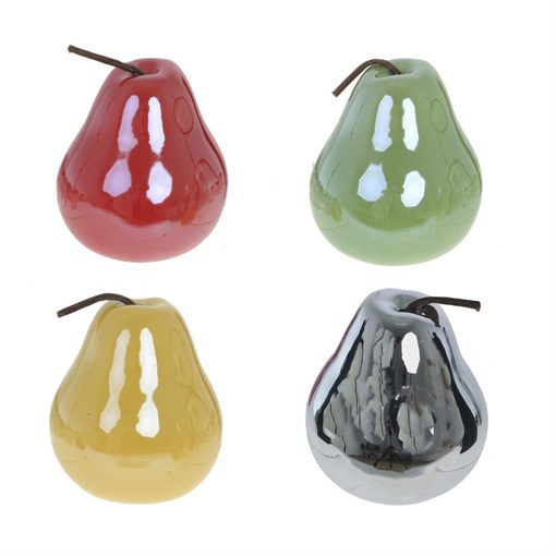 Фигурка декоративная "Груша", L8 W8 H10 см, 4в. - фото 344976