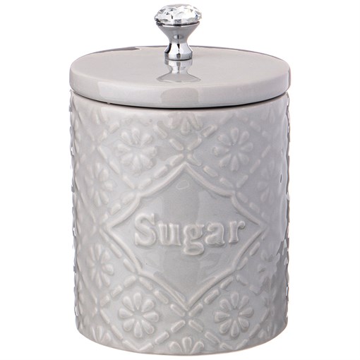 Банка для сахара коллекция "Crystal" 13*13*20 см 900 мл - фото 346439